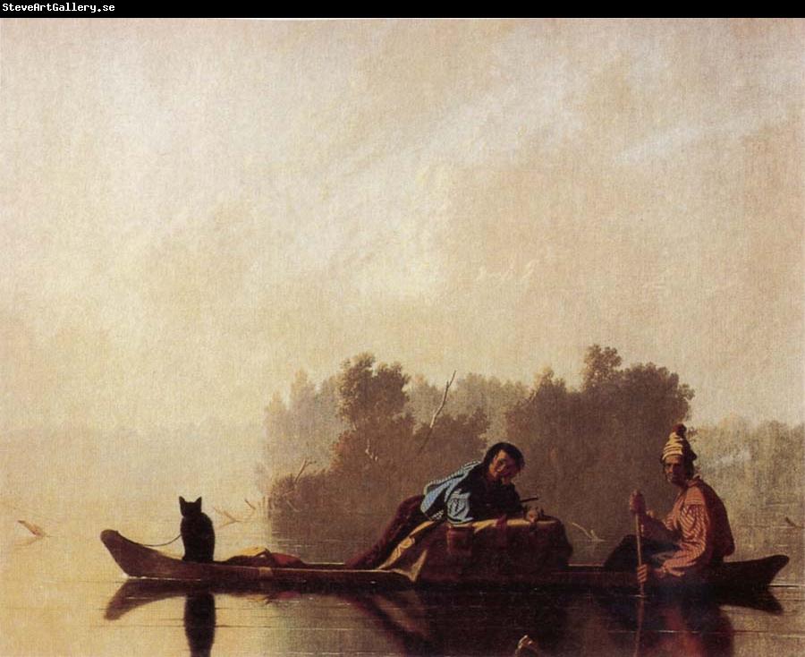 George Caleb Bingham Fur Traders Descending the Missouri